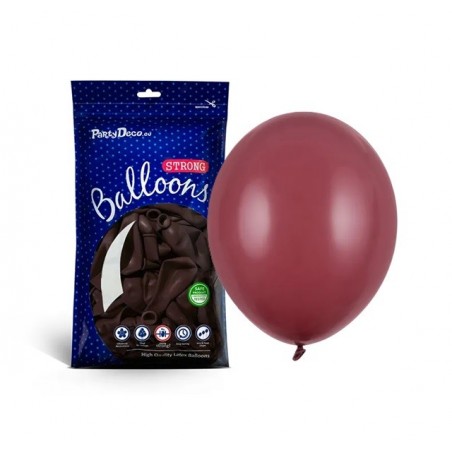 Balony Strong 27 cm śliwkowe Pastel Prune - 100 sztuk