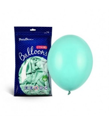 Balony Strong 27 cm miętowe Pastel Light Mint - 100 sztuk