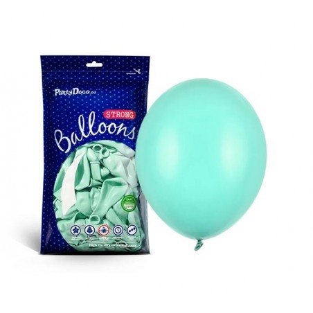 Balony Strong 27 cm miętowe Pastel Light Mint - 100 sztuk