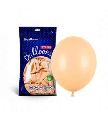 Balony Strong 27 cm brzoskwiniowe Pastel Light Peach - 100 sztuk