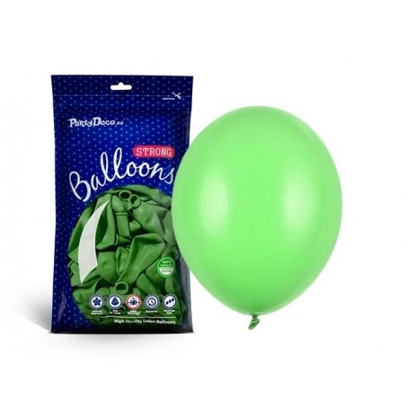 Balony Strong 27 cm jasnozielone Pastel Bright Green - 100 sztuk