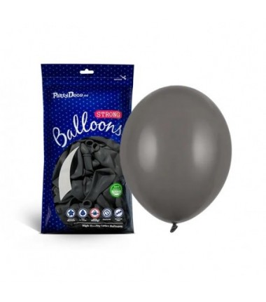 Balony Strong 27 cm szare Pastel Grey - 100 sztuk