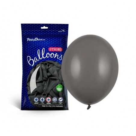 Balony Strong 27 cm szare Pastel Grey - 100 sztuk