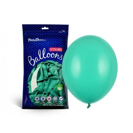Balony Strong 27 cm seledynowe Pastel Aquamarine - 100 sztuk