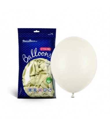 Balony Strong 27 cm kremowe Pastel Light Cream - 100 sztuk