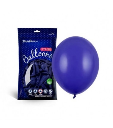 Balony Strong 27 cm ciemnoniebieskie Pastel Royal Blue - 100 sztuk