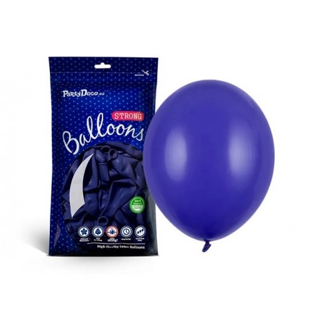 Balony Strong 27 cm ciemnoniebieskie Pastel Royal Blue - 100 sztuk