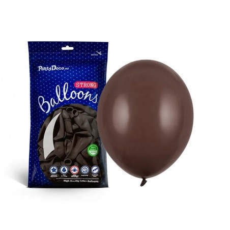 Balony Strong 27 cm kakaowe Pastel Cocoa Brown - 100 sztuk