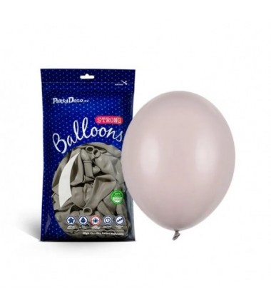 Balony Strong 27 cm ciepły szary Pastel Warm Grey - 100 sztuk