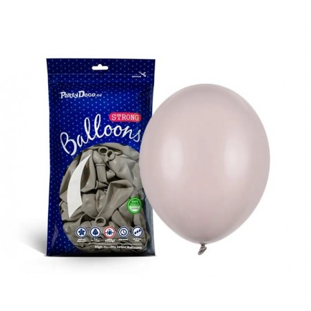 Balony Strong 27 cm ciepły szary Pastel Warm Grey - 100 sztuk