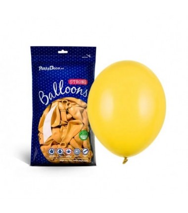 Balony Strong 27 cm miodowe Pastel Honey Yellow - 100 sztuk