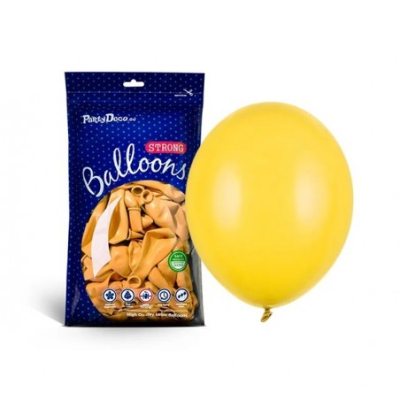 Balony Strong 27 cm miodowe Pastel Honey Yellow - 100 sztuk