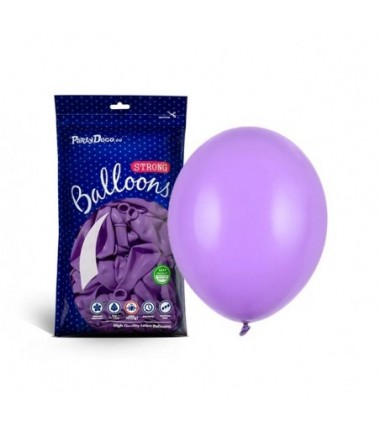 Balony Strong 27 cm lawendowe Pastel Lavender Blue - 100 sztuk