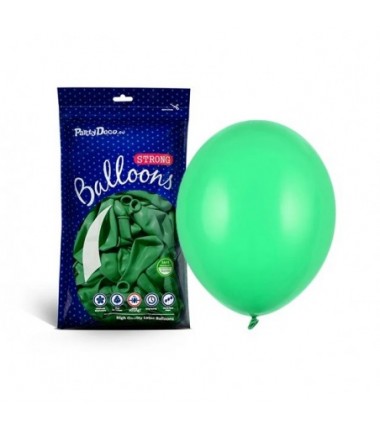 Balony Strong 27 cm zielone Pastel Green - 100 sztuk