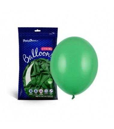 Balony Strong 27 cm emeraldowe Pastel Emerald Green - 100 sztuk