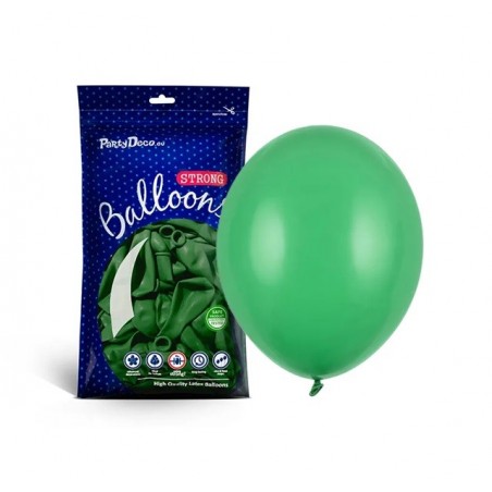 Balony Strong 27 cm emeraldowe Pastel Emerald Green - 100 sztuk