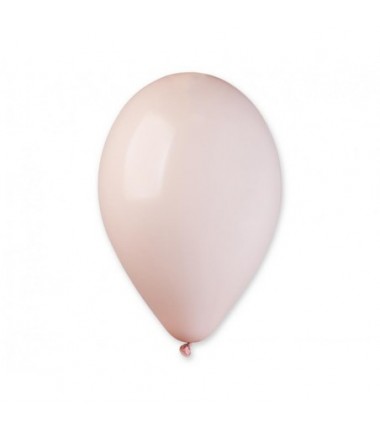 Balony Gemar 26 cm - 10" - pastelowe jasnoróżowe Shell G90/100 - 100 sztuk