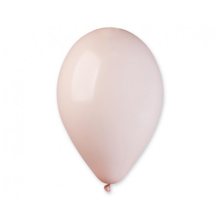 Balony Gemar 26 cm - 10" - pastelowe jasnoróżowe Shell G90/100 - 100 sztuk