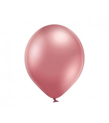 Balony BELBAL 30 cm - błyszczące różowe Glossy Pink B105/GG04-604 - 100 sztuk