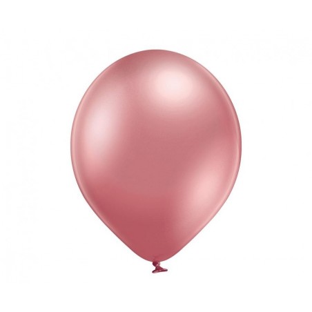 Balony BELBAL 30 cm - błyszczące różowe Glossy Pink B105/GG04-604 - 100 sztuk