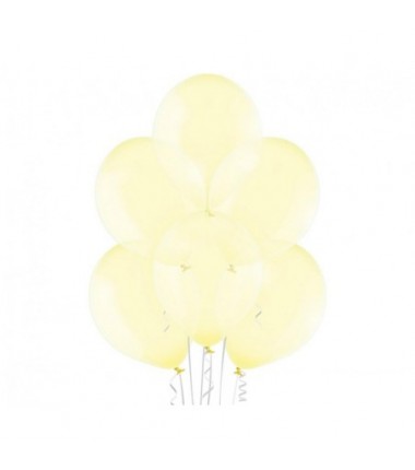 Balony BELBAL 30 cm - przezroczyste jasnożółte Crystal Soap Yellow B105/GC04-046 - 100 sztuk