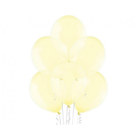 Balony BELBAL 30 cm - przezroczyste jasnożółte Crystal Soap Yellow B105/GC04-046 - 100 sztuk