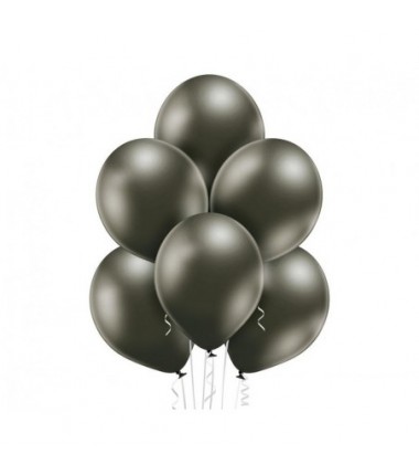 Balony BELBAL 30 cm - antracytowe Glossy Anthracite B105/GG04-609 - 10 sztuk