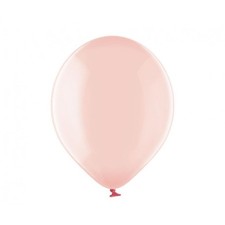 Balony BELBAL 27 cm - przezroczyste jasnoczerwone Crystal Soap Red B105/041 - 100 sztuk