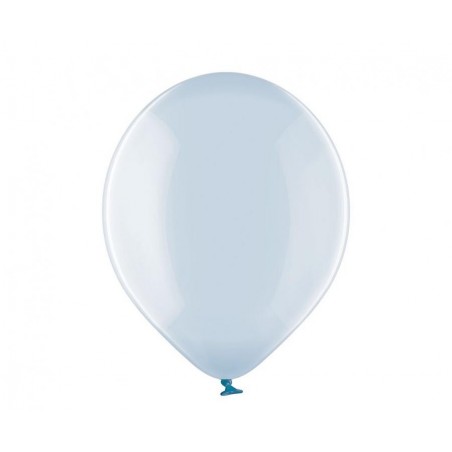 Balony BELBAL 30 cm - przezroczyste niebieskie Crystal Soap Blue B105/042 - 100 sztuk