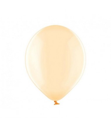 Balony BELBAL 27 cm - przezroczyste pomarańczowe Crystal Soap Orange B105/047 - 100 sztuk