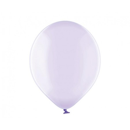 Balony BELBAL 27 cm - przezroczyste jasnofioletowe Crystal Soap Purple B105/043 - 100 sztuk