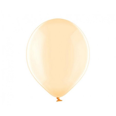 Balony BELBAL 27 cm - przezroczyste pomarańczowe Crystal Soap Orange B105/047 - 50 sztuk
