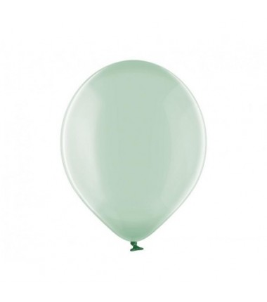 Balony BELBAL 27 cm - przezroczyste jasnozielone Crystal Soap Green B105/045 - 50 sztuk