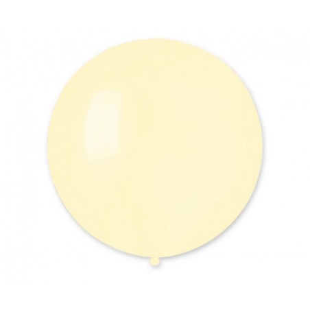 Balony GEMAR 48 cm - 19" - maślany Pastel Butter G19/103 - 25 sztuk