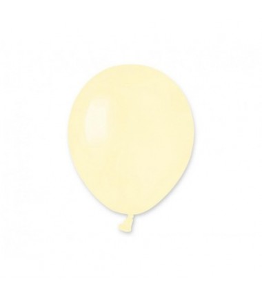 Balony Gemar 13 cm - 5" - pastelowe maślane Butter A50/103 - 100 sztuk