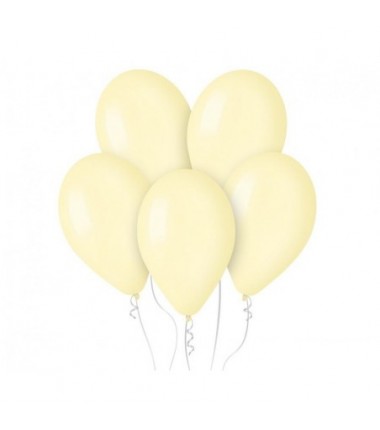 Balony Gemar 33 cm -13" pastelowe maślane Butter G120/103 - 50 sztuk