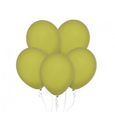 Balony Decomex 46 cm - 18" zielone oliwkowe - pastel Olive D8-P265 - 25 sztuk