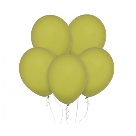 Balony Decomex 46 cm - 18" zielone oliwkowe - pastel Olive D8-P265 - 25 sztuk