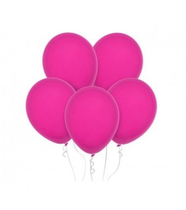 Balony Decomex 46 cm - 18" fuksjowe - pastel Fuchsia D8-P211 - 25 sztuk