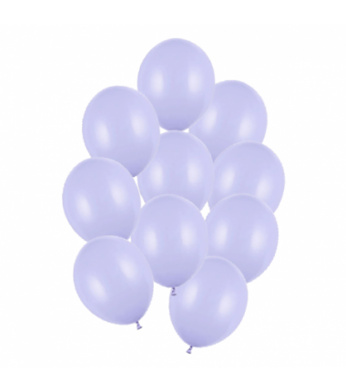 Balony Strong 27 cm liliowe Pastel Light Lilac - 10 sztuk
