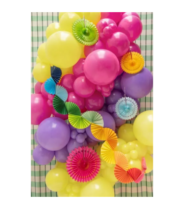 Balony Strong 27 cm ciemnoróżowe Pastel Hot Pink - 10 sztuk