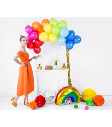 Balony Strong 27 cm ciemnoróżowe Pastel Hot Pink - 10 sztuk