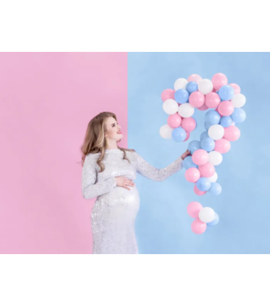 Balony Strong 27 cm błękitne Pastel Baby Blue - 10 sztuk