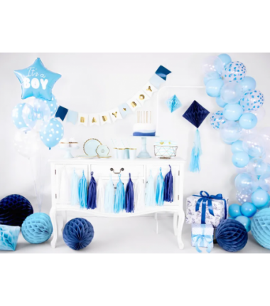 Balony Strong 27 cm błękitne Pastel Baby Blue - 10 sztuk