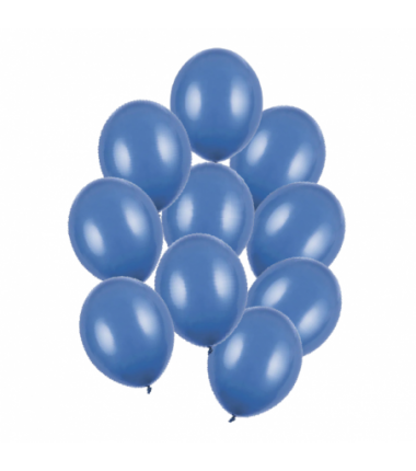 Balony Strong 27 cm granatowe Pastel Navy Blue - 10 sztuk