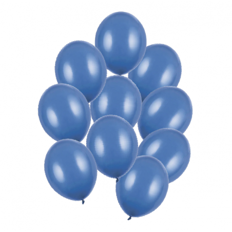 Balony Strong 27 cm granatowe Pastel Navy Blue - 10 sztuk