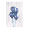 Balony Strong 27 cm granatowe Pastel Navy Blue - 10 sztuk