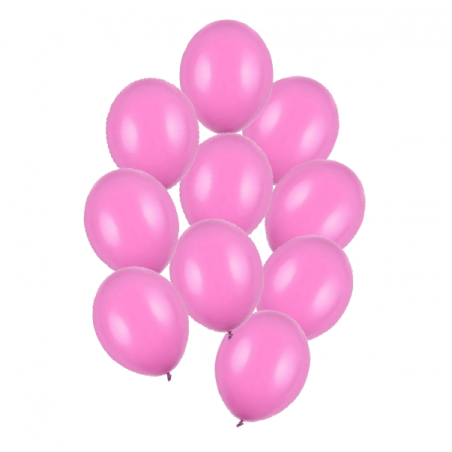 Balony Strong 27 cm fuksjowe Pastel Fuchsia - 10 sztuk
