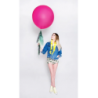 Balony Strong 27 cm fuksjowe Pastel Fuchsia - 10 sztuk