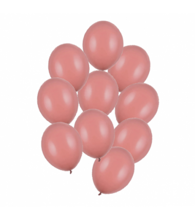 Balony Strong 27 cm dzika róża Pastel Wild Rose - 10 sztuk